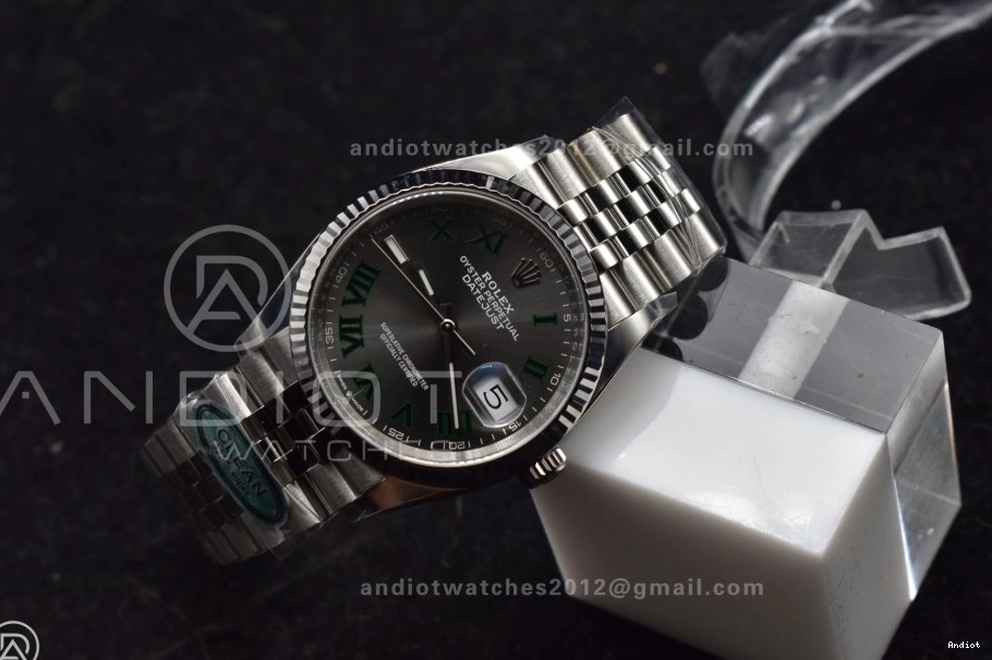 Edition Steel Best Dial Gray 36 126234 on 1:1 Green VR3235 Roman DateJust Clean Jubilee 904L Bracelet Markers 0510